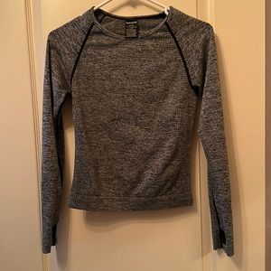 VS Pink Grey Workout Top